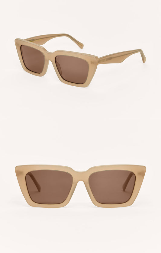 Sunglasses- Z Supply Feel Good Taupe Brown