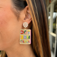 Bam Dot Crack Earrings
