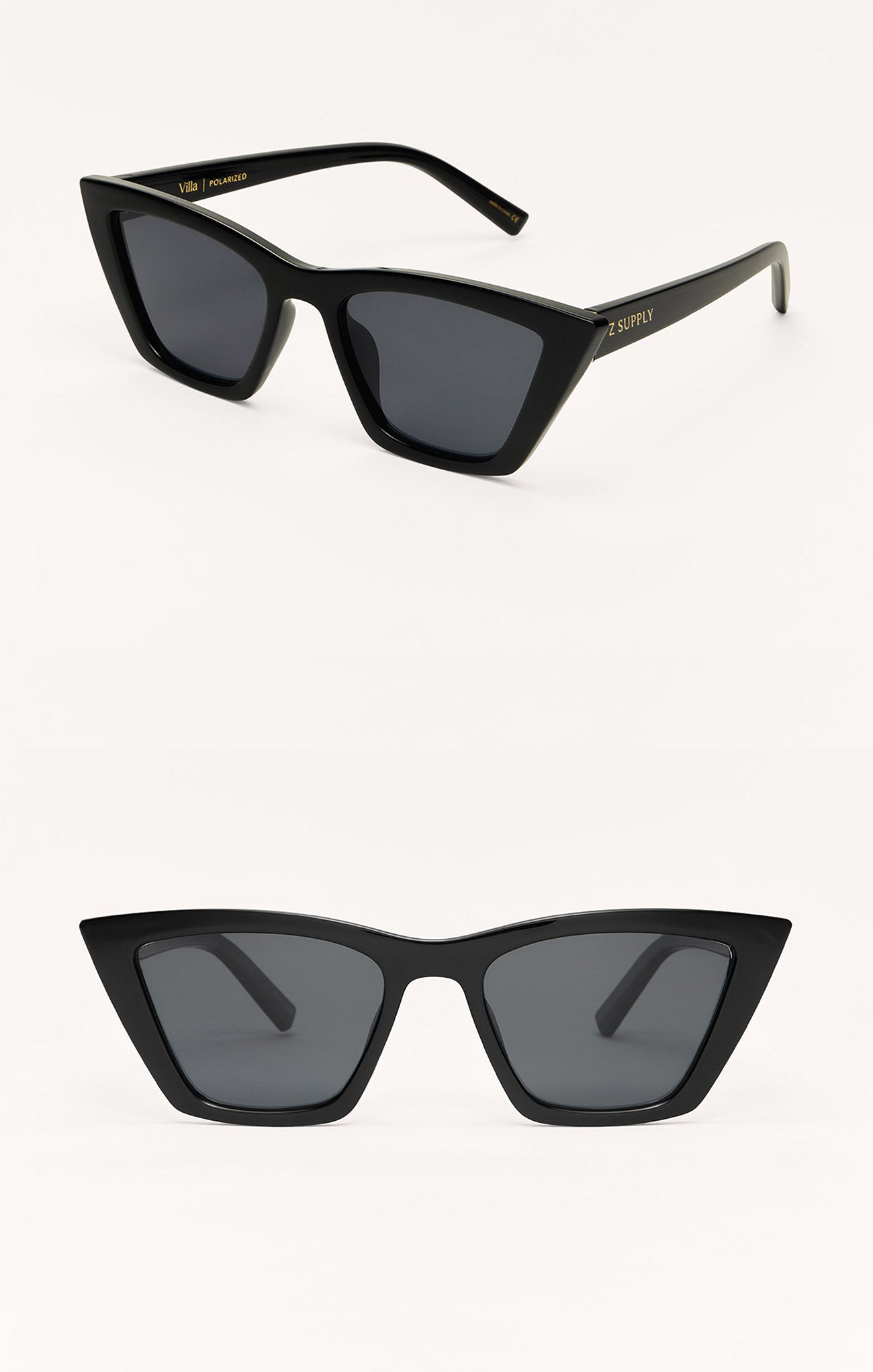 Sunglasses- Z Supply Villa Black/Grey