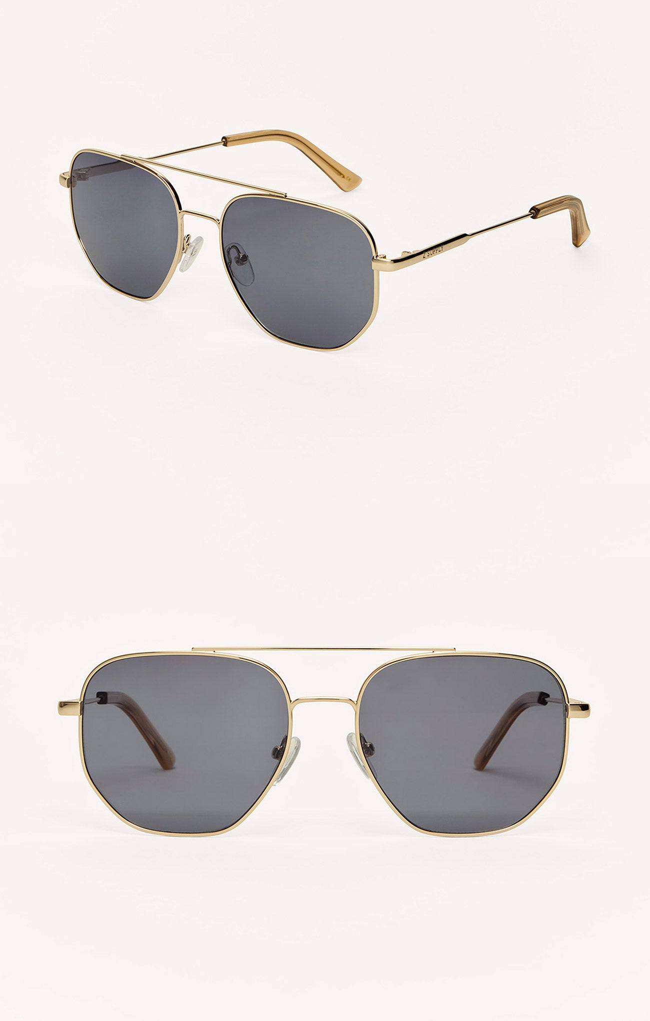 Sunglasses- Z Supply Highway Gold/Grey