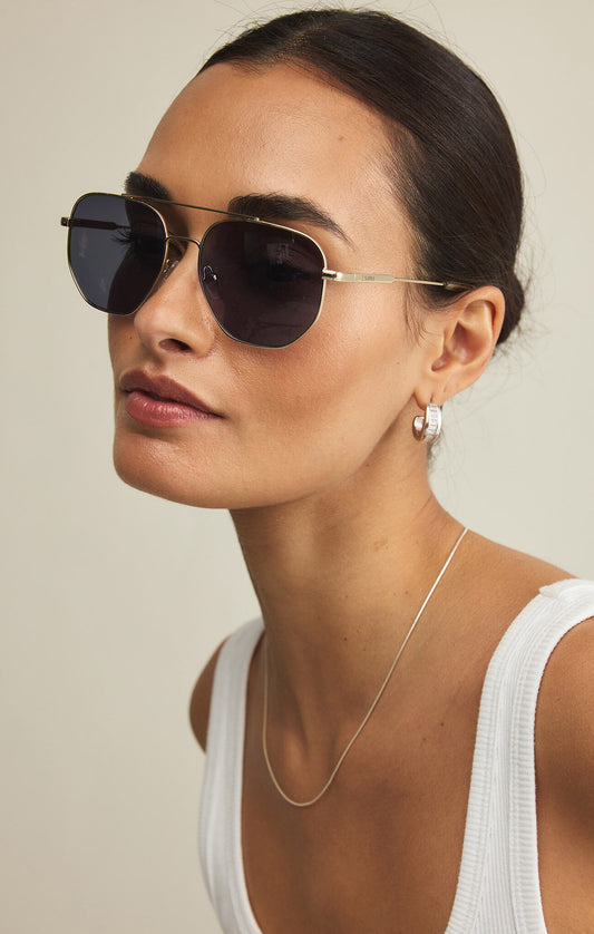 Sunglasses- Z Supply Highway Gold/Grey