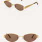 Sunglasses- Z Supply Palisades Satin Gold