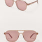 Sunglasses- Z Supply Tourist Rose Crystal Pink