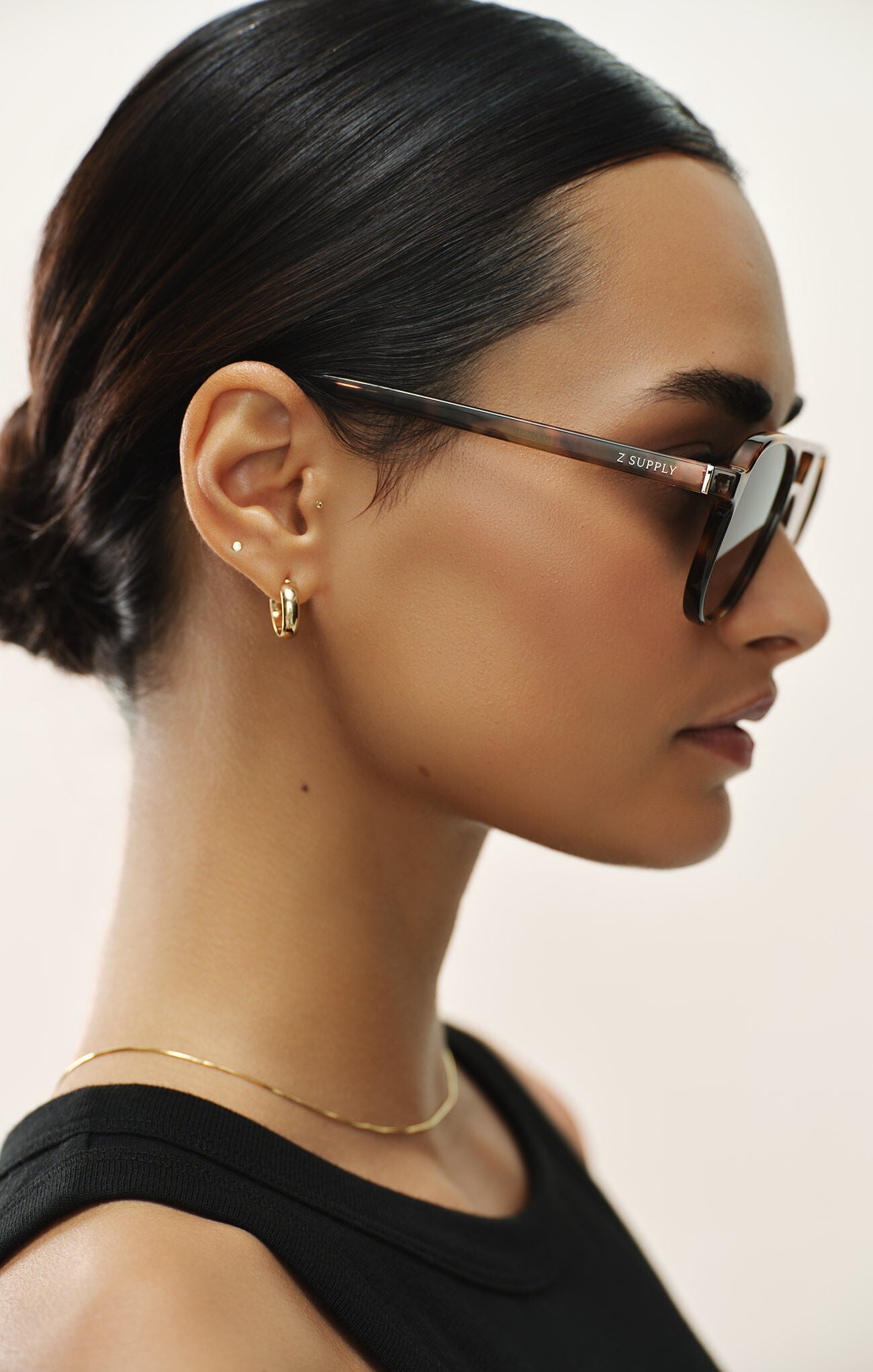 Sunglasses- Z Supply Tourist Rose Crystal Pink