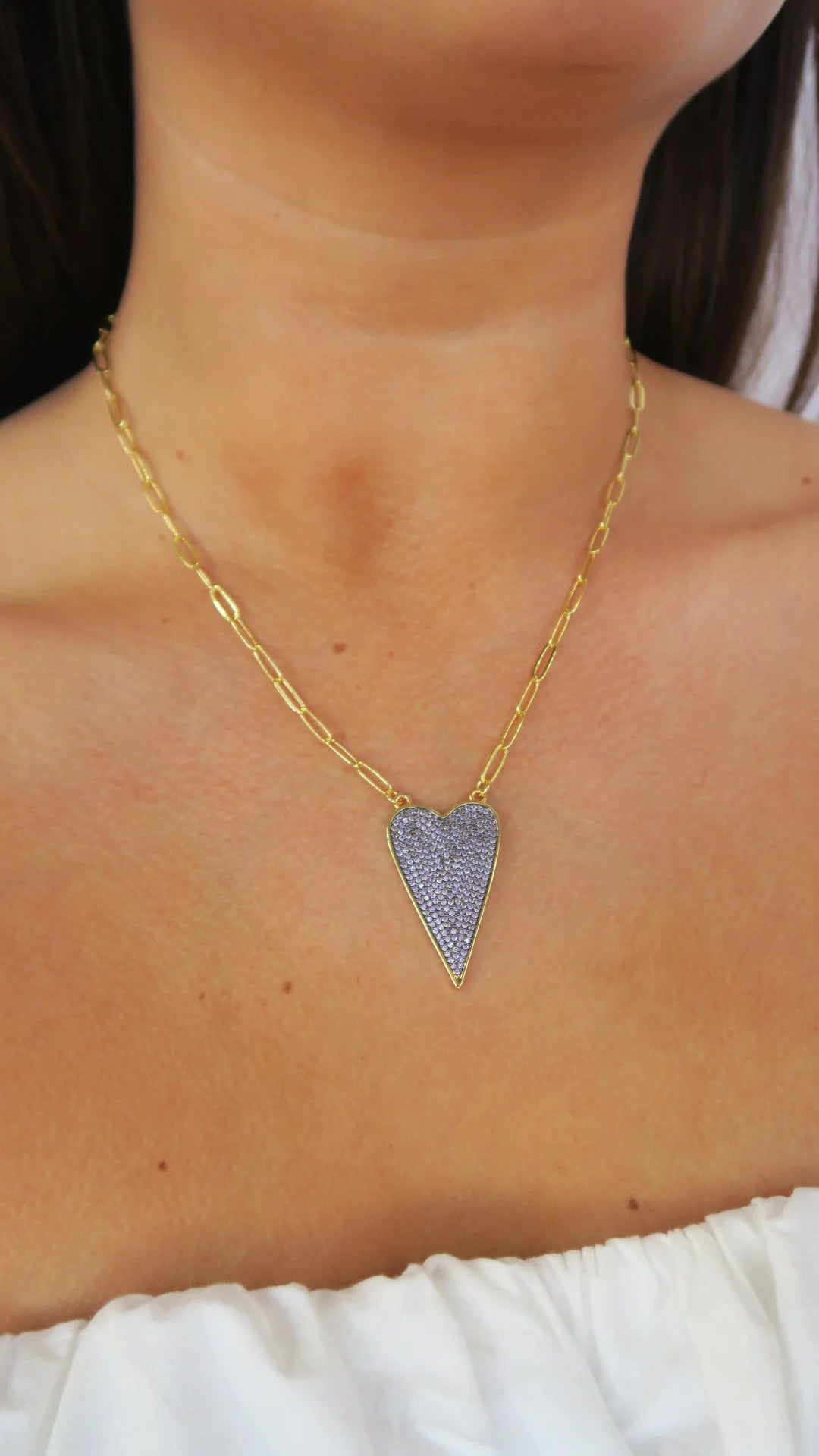 True Love Necklace- Purple