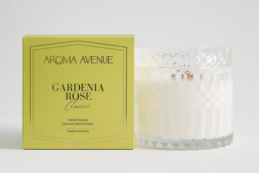 Aroma Avenue Candle- Gardenia Rose