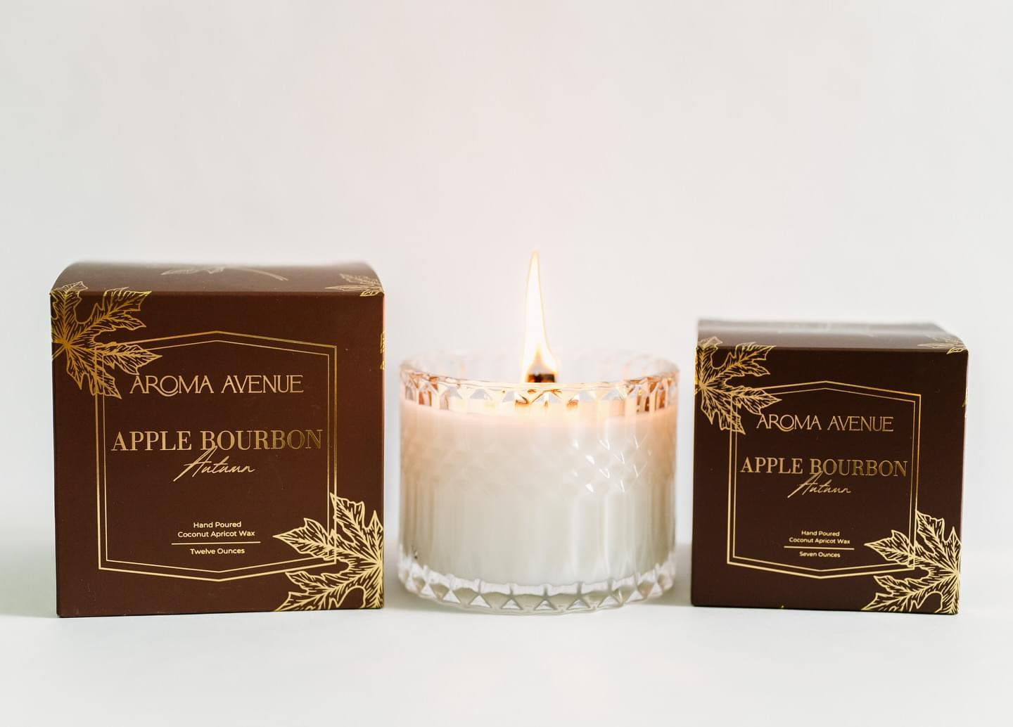 Aroma Avenue Candle- Apple Bourbon