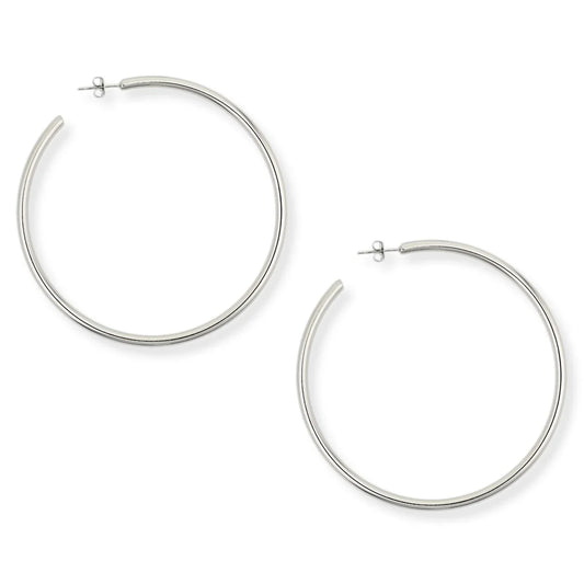 Torence Everyday Hoops- Large Silver