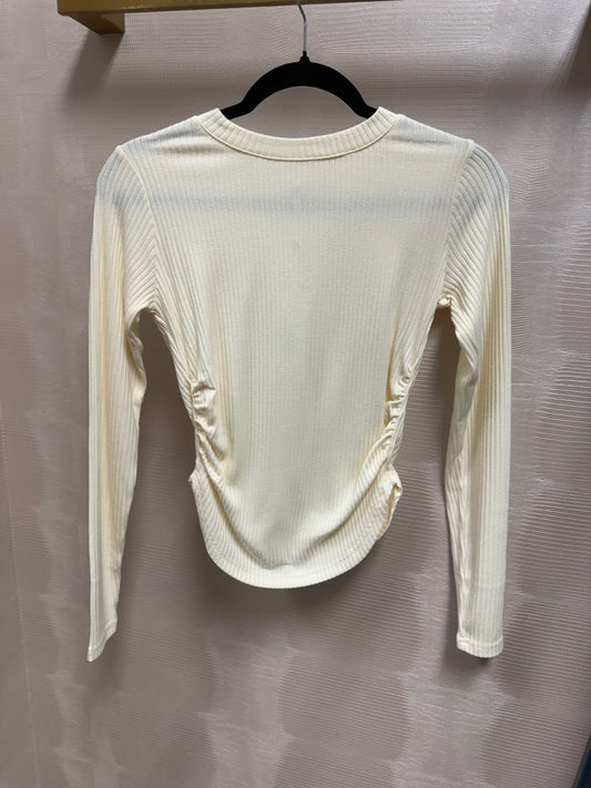 Esther Crew Neck Top- Ivory