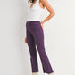 Carrollton HR Cropped Flare- Purple