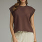 Campo Cap Sleeve Top- Brown