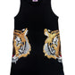 SC Tiger Head Tank Dress- Black