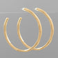 Hammered Hoop Earrings