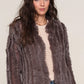 Rosa Fur Jacket- Mushroom