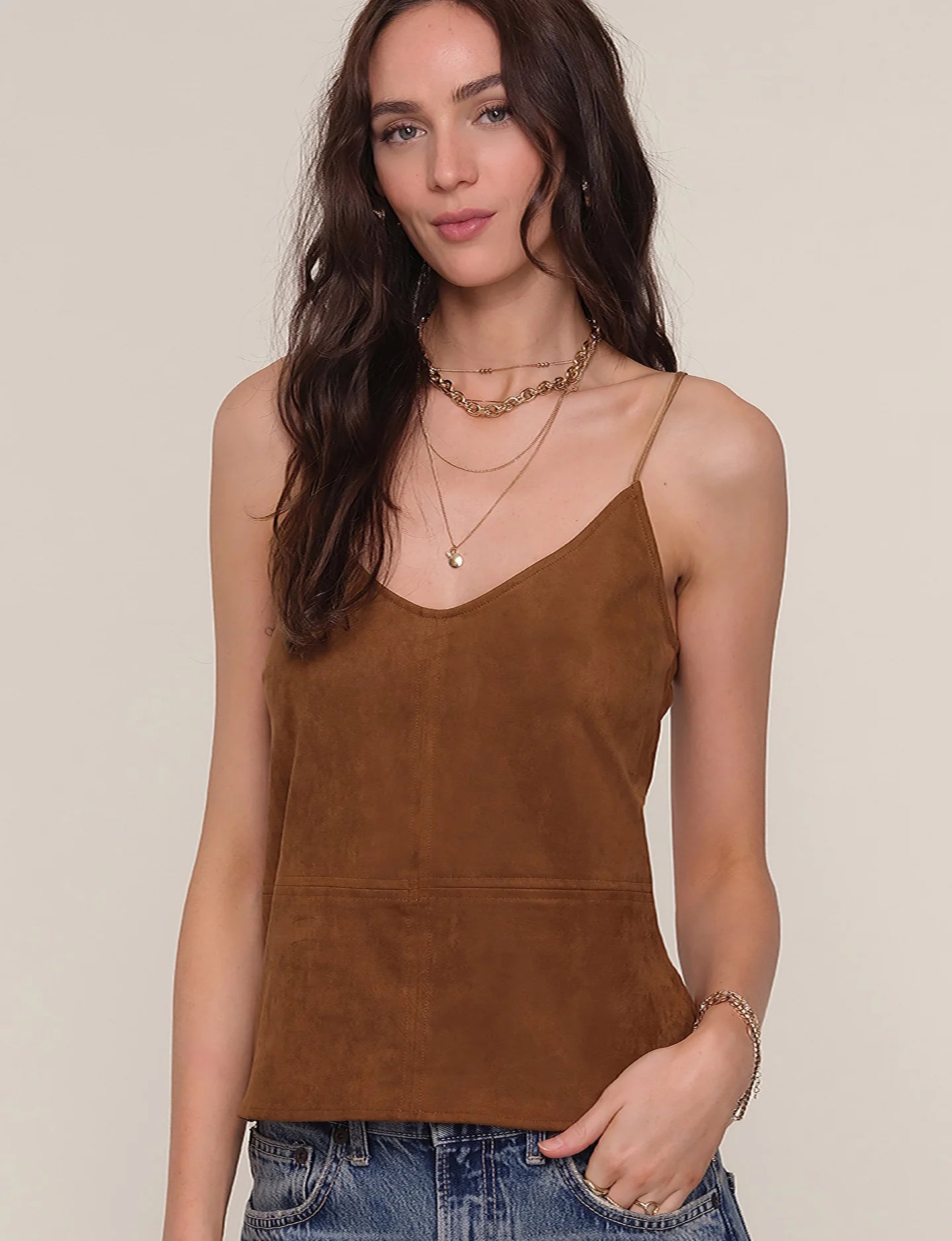 Raani Cami- Graham Taupe – Hazel Lane Boutique