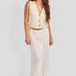 Seven Seas Sweater Vest- Cream