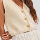Seven Seas Sweater Vest- Cream