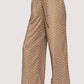Nights in Capri Pants- Brown Multi