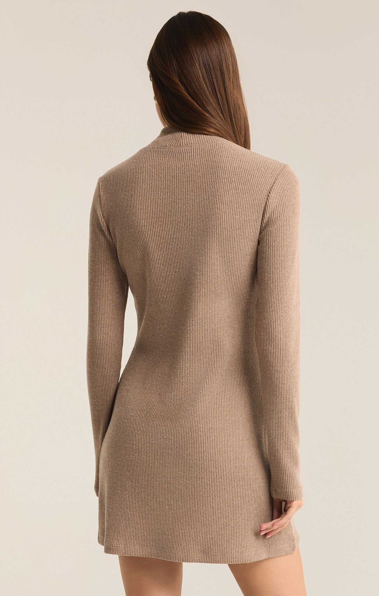 Z Supply Nadene Mini Dress- Chai/Taupe