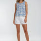 Madison Tank Top- Tide Tile