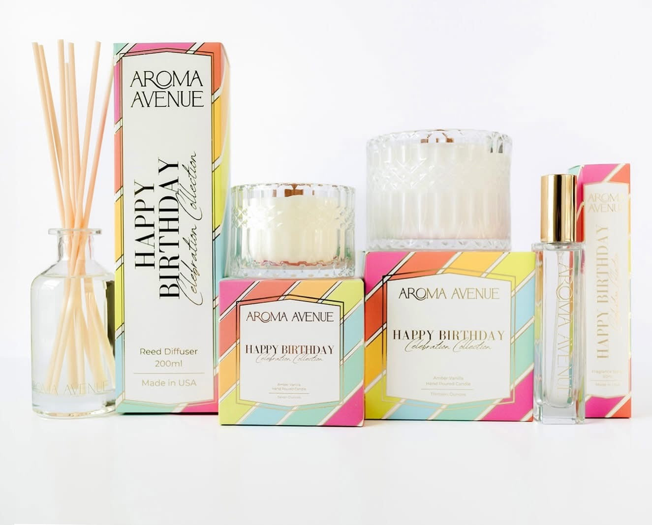 Aroma Avenue Candle- Happy Birthday