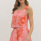 Sophia Botanical Top- Pink