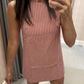 Lisa Stripe Shift Dress- Peach Stripe