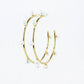 Celeste Pearl Hoops