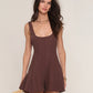 Loretta Romper- Espresso