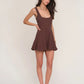 Loretta Romper- Espresso