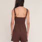 Loretta Romper- Espresso