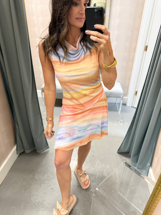 Sunset Promenade Mini Dress
