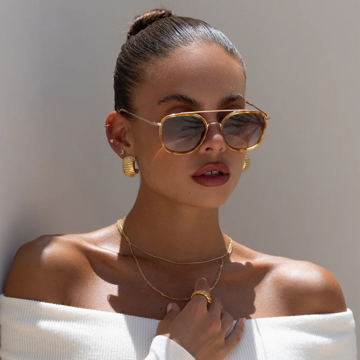 Sunglasses- Weston Light Tortoise Brown (180-5)