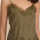 Rio Lace Tank- Olive
