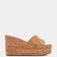 Luna Platform Sandal- Cork
