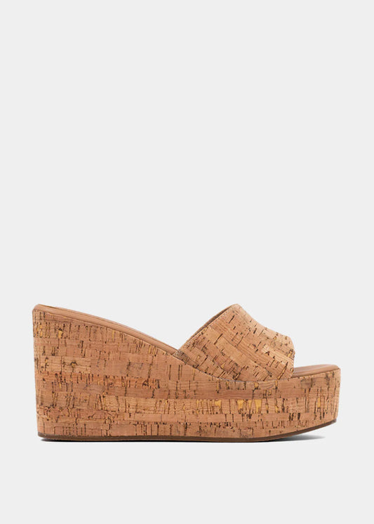 Luna Platform Sandal- Cork