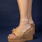 Luna Platform Sandal- Cork