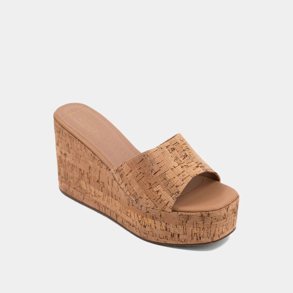 Luna Platform Sandal- Cork