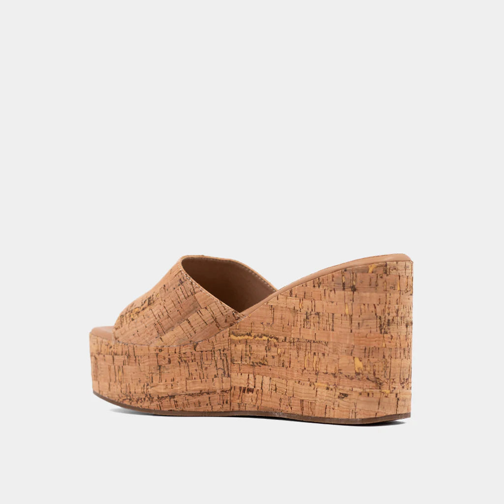Luna Platform Sandal- Cork
