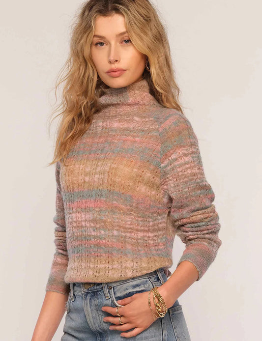 Astrid Sweater- Blue/Multi