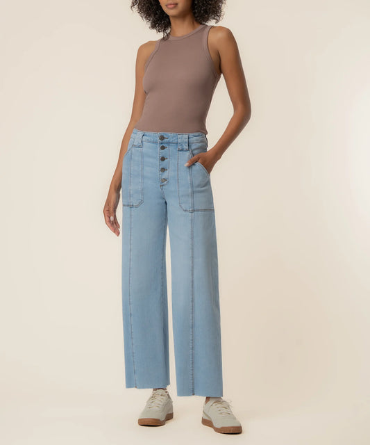 Meg (Tonel) HR Wide Leg Denim
