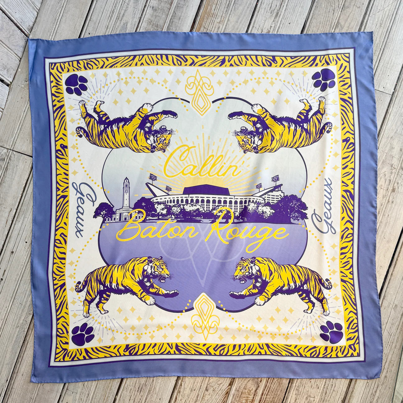 Geaux Silk Scarf