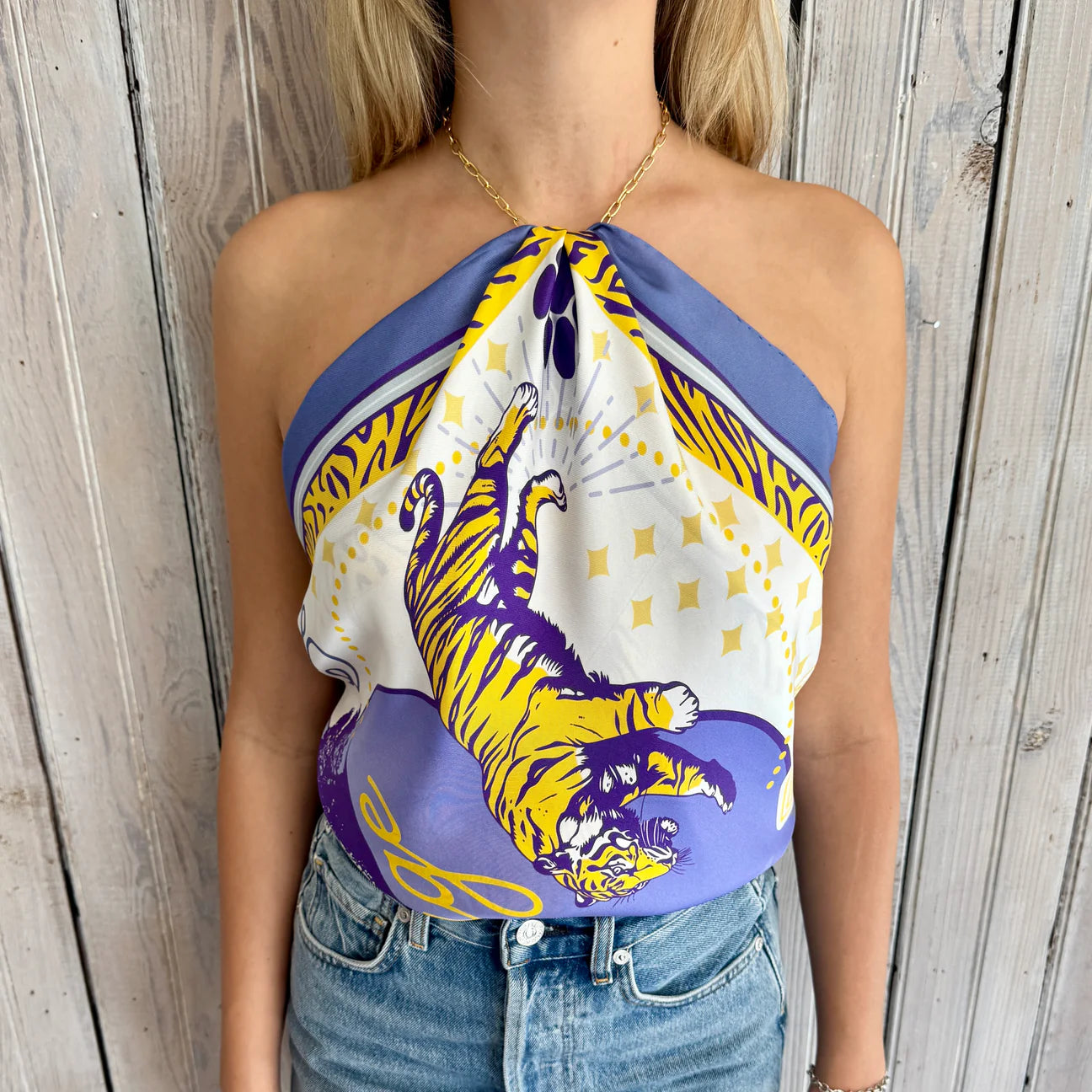 Geaux Silk Scarf