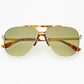 Sunglasses- Logan Tortise/Green (1149-4)