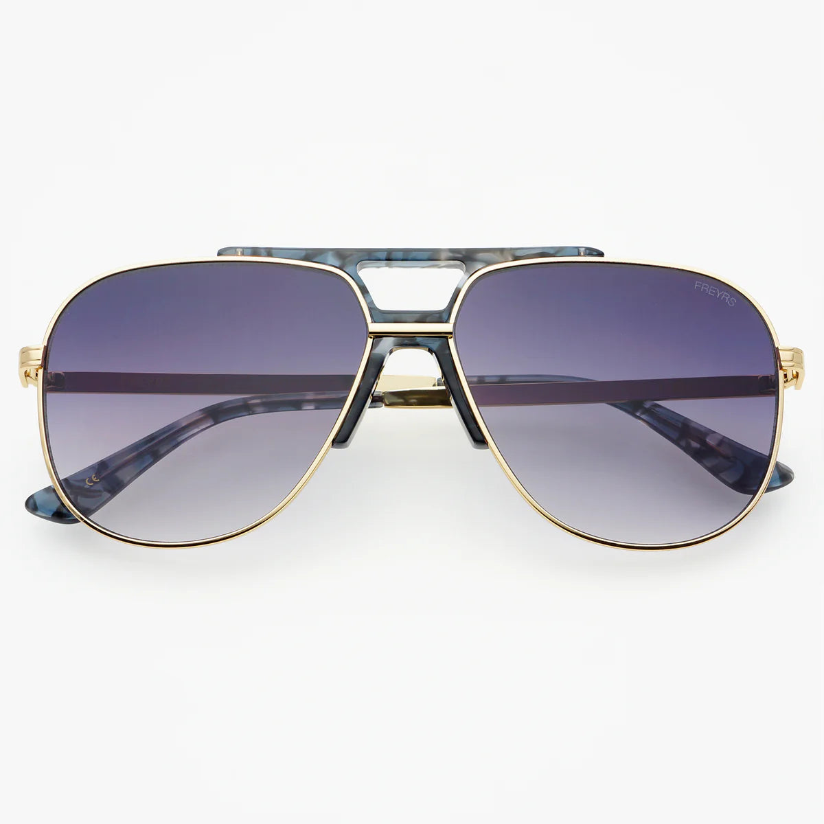Sunglasses- Logan Light Gold/Gray (1149-7)
