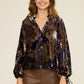 Jacaranda Burnout Top- Purple
