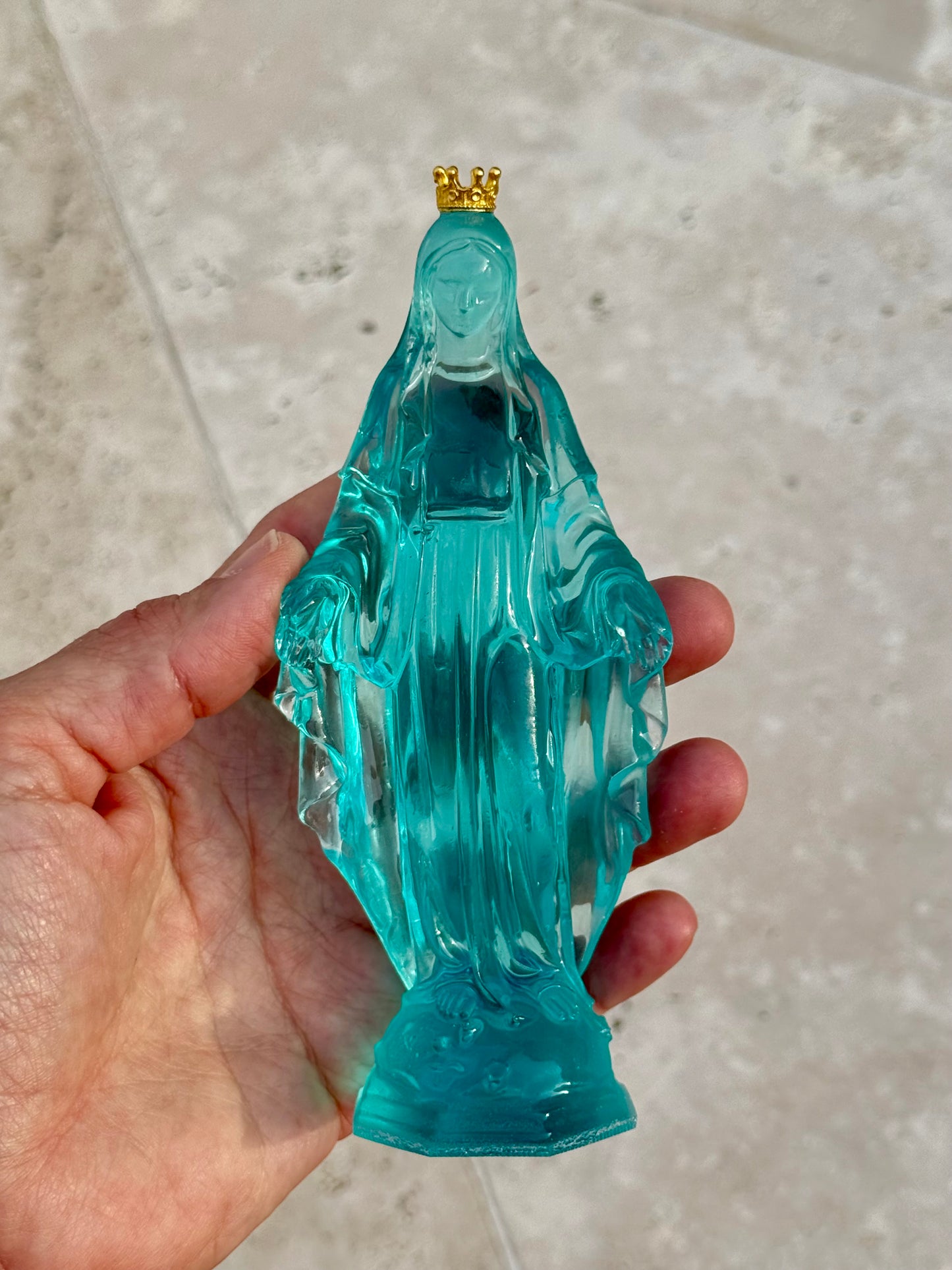 Blessed Mother- 6" Tourmaline