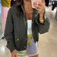 Lightweight Bomber Jacket- Charcoal