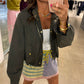 Lightweight Bomber Jacket- Charcoal