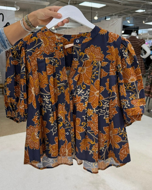Mooney Floral Top- Multi
